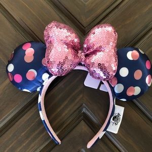 Minnie Blue and Pink Ears